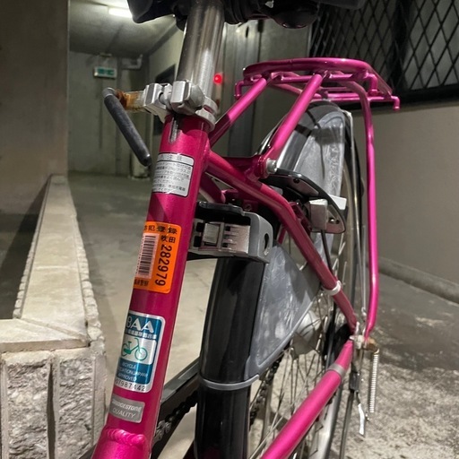 【ジャンク】電動自転車 電動アシスト自転車 BRIDGESTONE Assista ブリジストン アシスタ ピンク