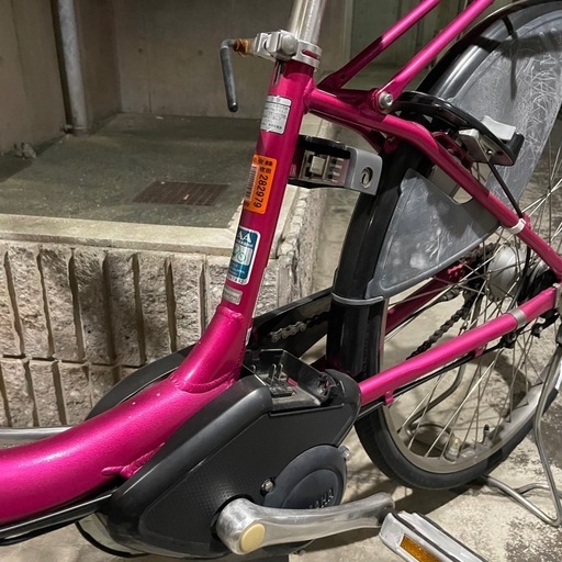 【ジャンク】電動自転車 電動アシスト自転車 BRIDGESTONE Assista ブリジストン アシスタ ピンク