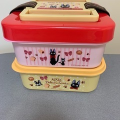 ピクニックバスケット&2段弁当箱の画像