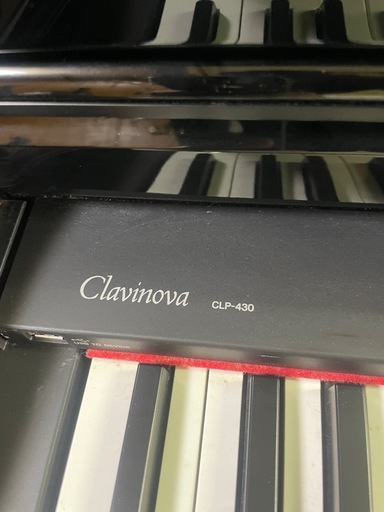 中古美品（鏡面艶出し塗装） YAMAHA クラビノーバ CLP-430PE  2011年製　高低調整可専用椅子付き