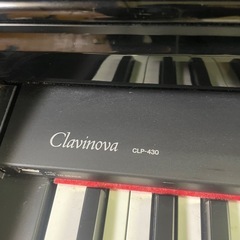 中古美品（鏡面艶出し塗装） YAMAHA クラビノーバ CLP-430PE  2011年製　高低調整可専用椅子付きの画像