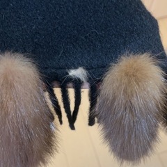 ✨FENDI   カシミアとファー大判ストール✨の画像
