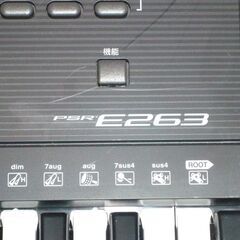 ヤマハ　キーボード　PSR-E263 PORTATONE（ポータトーン） の画像