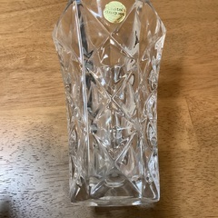 クリスタルグラスの花瓶　花器　フランスCristal d’arques社製の画像
