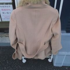 （株）丸井　ru PLAIN アールユー コート　3号　ファー部分フォックスの画像