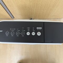 【2021年製】加湿機付き セラミックファンヒーター プラズマクラスター HX-PK12-W シャープの画像