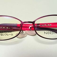 鼻パッドがないネオジンメガネフレーム♪