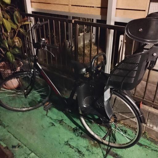 自転車　チャイルドシート付き