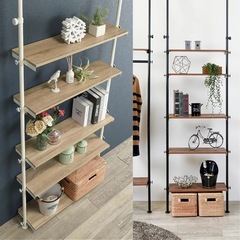 突っ張り式ラック 5段
