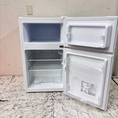  21691  一人暮らし 2D冷蔵庫　ドア逆開き付け替え可 MAXZEN 2021年製 87L ◆大阪市内・東大阪市他 6,000円以上ご購入で無料配達いたします！◆ ※高槻・枚方方面◆西宮・尼崎方面◆生駒方面　それぞれ条件付き無料配送あり！            の画像