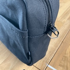 【ハンドメイド】国産帆布ショルダーバッグ 斜めがけ 黒【新品未使用】の画像