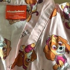 パウパトロール　スカイ　甚平　浴衣　パジャマ　上下セット　サイズ：90の画像