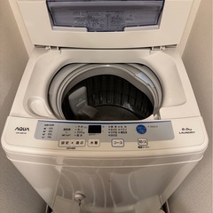 決まりました?【大阪なんば】洗濯機 AQUA AQW-S60E 6.0kg