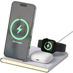 【新品】ワイヤレス充電器 4in1 静音タッチ 調整LED付き ...