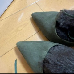 ダイアナ 新品 ファー パンプスの画像