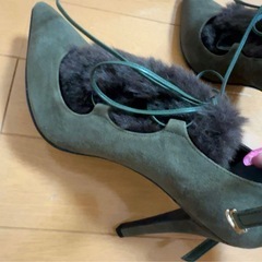 ダイアナ 新品 ファー パンプスの画像