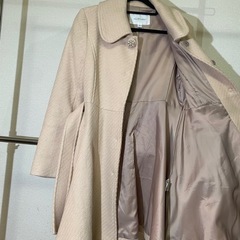 【JILLSTUART】ジルシュチュアート コート Sサイズ ピンクとベージュの間の色？の画像
