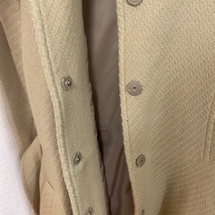 【JILLSTUART】ジルシュチュアート コート Sサイズ ピンクとベージュの間の色？の画像