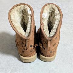 撥水ムートンブーツ 15センチの画像