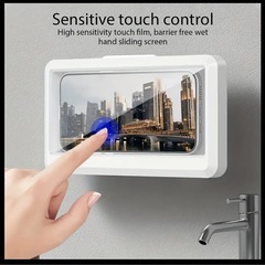 最低価格です( ˶˙ᵕ˙˶ )【新品】 スマートフォン壁掛けホルダー 60度傾斜の画像