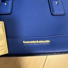 Samanth&chouette 青のハンドバッグの画像