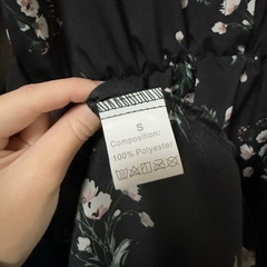 新品　ワンピース　黒　Sサイズの画像