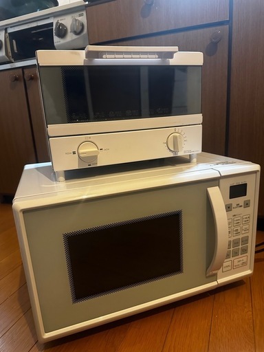 ニトリ、電子レンジ・オーブントースターセット