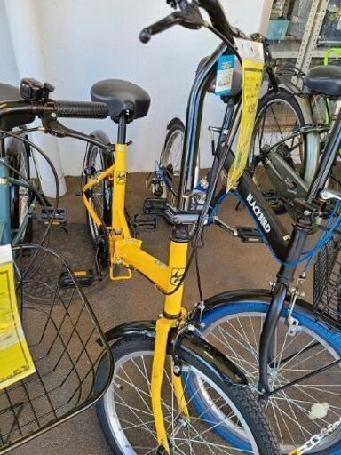 J6611　折りたたみ自転車　SOUTHERNPORT　イエロー　20インチ　★店頭にて試乗可★ 簡易クリーニング済　【リユースのサカイ柏店】　 中古自転車 　流山市  松戸市 我孫子市 鎌ヶ谷市 船橋市 守谷市 取手市