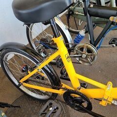J6611　折りたたみ自転車　SOUTHERNPORT　イエロー　20インチ　★店頭にて試乗可★ 簡易クリーニング済　【リユースのサカイ柏店】　 中古自転車 　流山市  松戸市 我孫子市 鎌ヶ谷市 船橋市 守谷市 取手市の画像