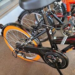 J6615　折りたたみ自転車　STAIR　ブラック　20インチ　6ギア　★店頭にて試乗可★ 簡易クリーニング済　【リユースのサカイ柏店】　 中古自転車 　流山市  松戸市 我孫子市 鎌ヶ谷市 船橋市 守谷市 取手市の画像