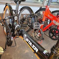 J6615　折りたたみ自転車　STAIR　ブラック　20インチ　6ギア　★店頭にて試乗可★ 簡易クリーニング済　【リユースのサカイ柏店】　 中古自転車 　流山市  松戸市 我孫子市 鎌ヶ谷市 船橋市 守谷市 取手市の画像