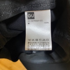 GU✨SNS人気✨バックリボン✨シンプルキャップ✨の画像