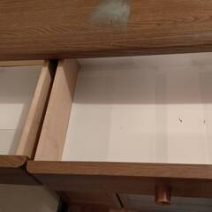 木製キャビネット　収納　の画像