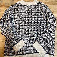 GU✨SNS人気✨完売✨チェック柄ニットカーディガン✨の画像