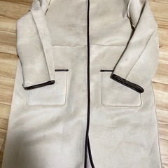 2way使用✨もふもふ✨つるつる✨ロングコート✨ロングジャケット✨の画像