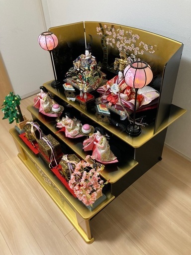 美品です！雛人形　三段飾り　