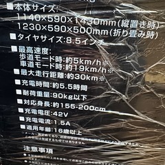 【未使用】Meister F 【一般原動機付自転車】 エレクトリックキックボードの画像