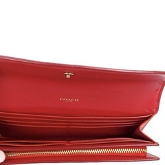 COACH コーチシグネチャー ロングジップウォレット長財布 美品の画像