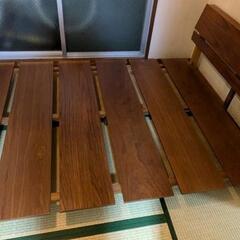 ■引取先決定■　ニトリ　ローベッドフレーム　ダブルの画像