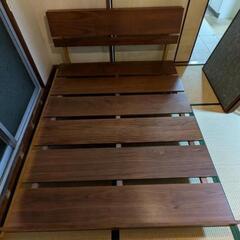 ■引取先決定■　ニトリ　ローベッドフレーム　ダブルの画像