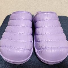 差し上げます　ボア付きサンダル