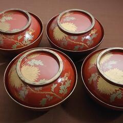 　買取します　古美術　　家具　　漆器　お椀　お椀