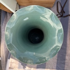 徐仙吉 作 緑色陶器 1953-1984 置物の画像