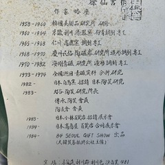 徐仙吉 作 緑色陶器 1953-1984 置物の画像