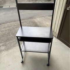 パソコンラックキャスター付き　物置　美品
