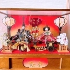 豊中市💛 雛人形 💛 コンパクト ケース入り雛祭り 丹秀雛 収納...