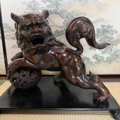 シーサー 獅子 漆喰 置物 玄関 沖縄 琉球 守り神 縁起物 厄除け
