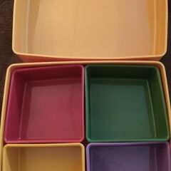 仕切り付き二段重箱の画像