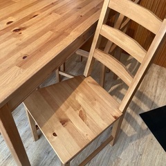ダイニングテーブル　& チェア　セットの画像