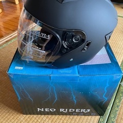 バイクヘルメット　ジェット型の画像